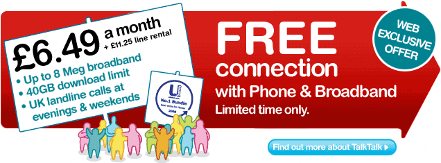 ISP TalkTalk UK Extends FREE Broadband Connection Offer - ISPreview UK